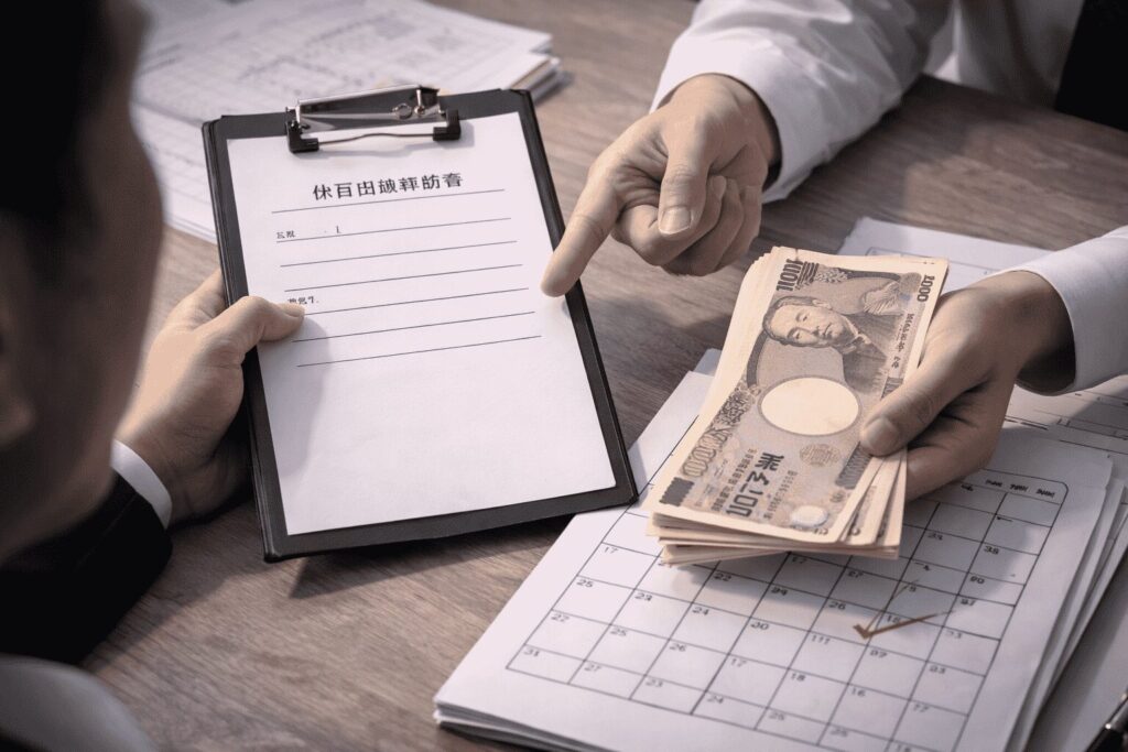 相殺は違法かを確認