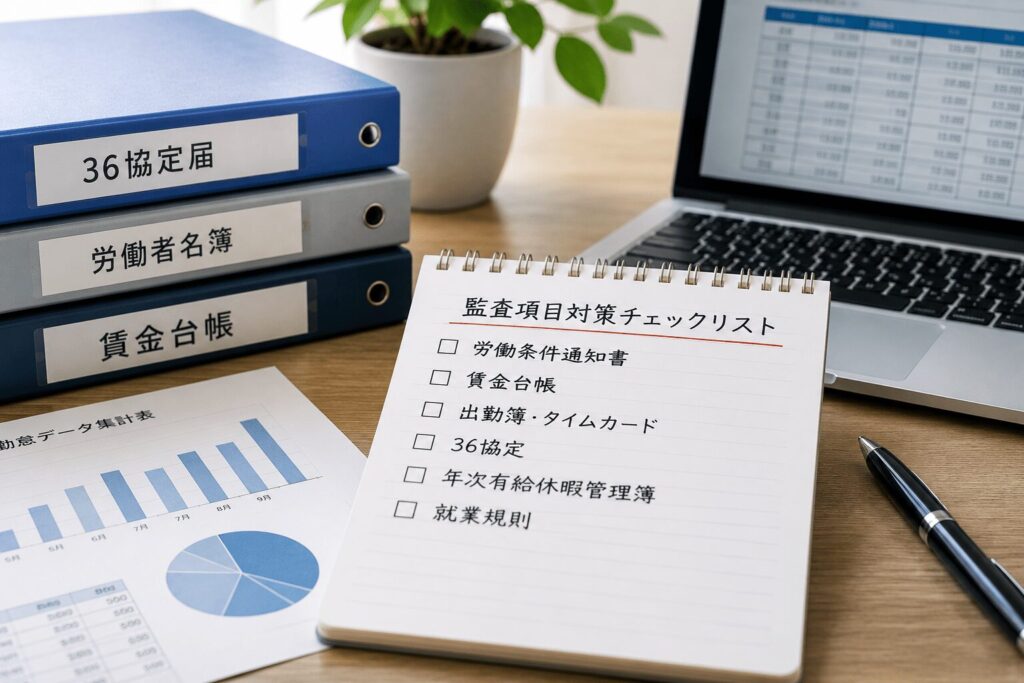 労基署の必要書類一覧
