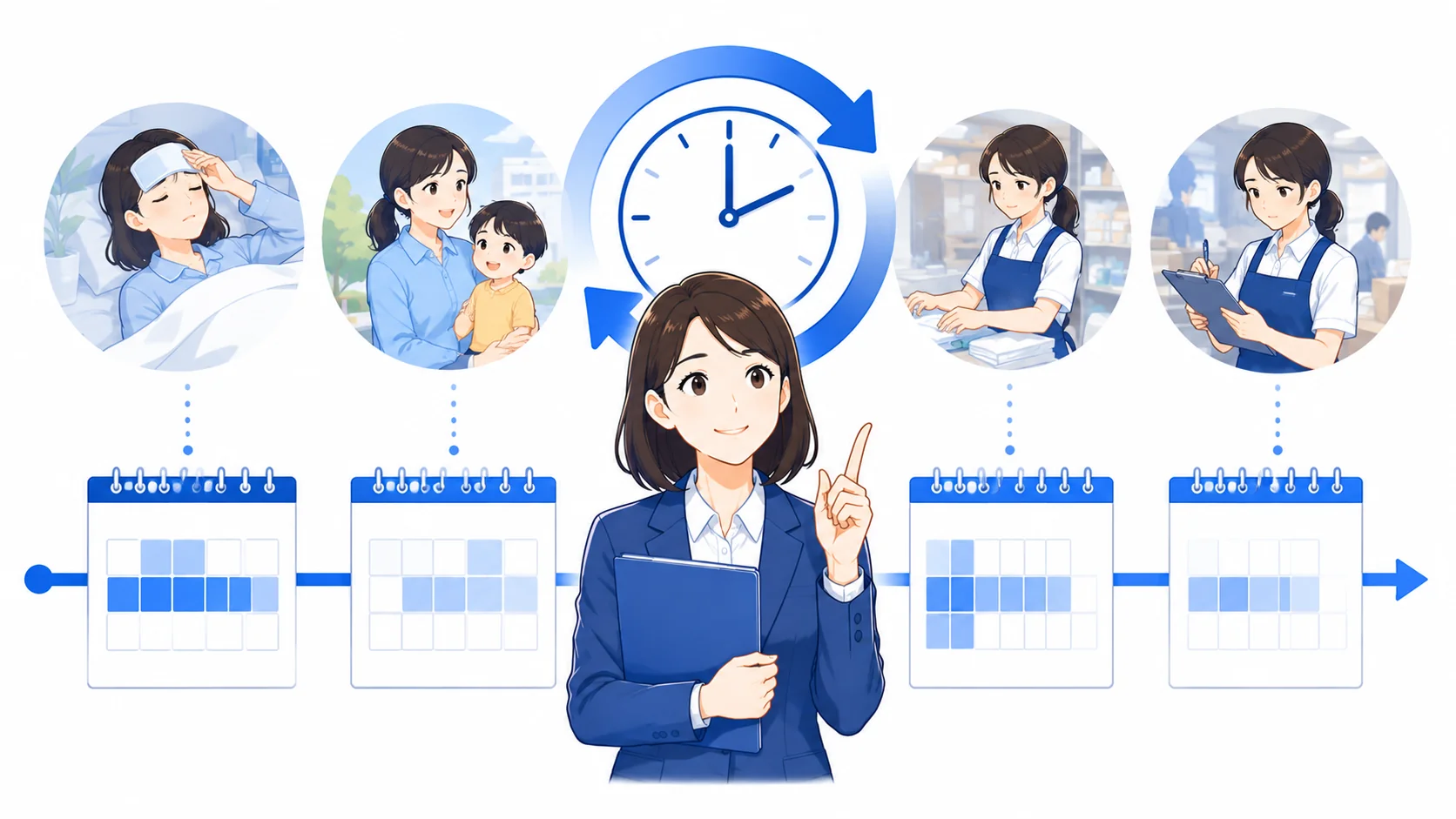 週20時間以上なら一時減少も継続