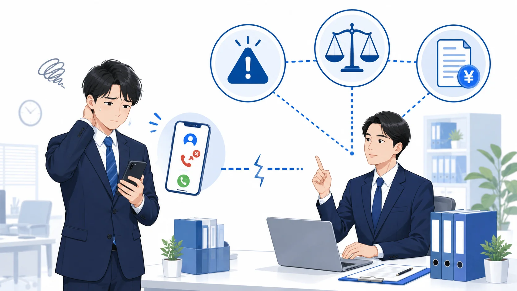 バックレのリスクと損害賠償