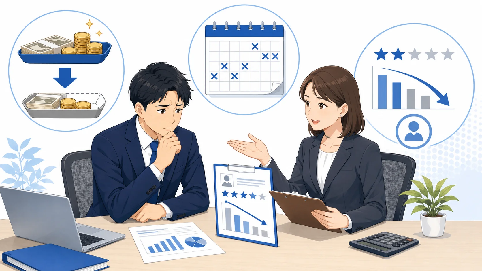 ボーナスや評価への影響