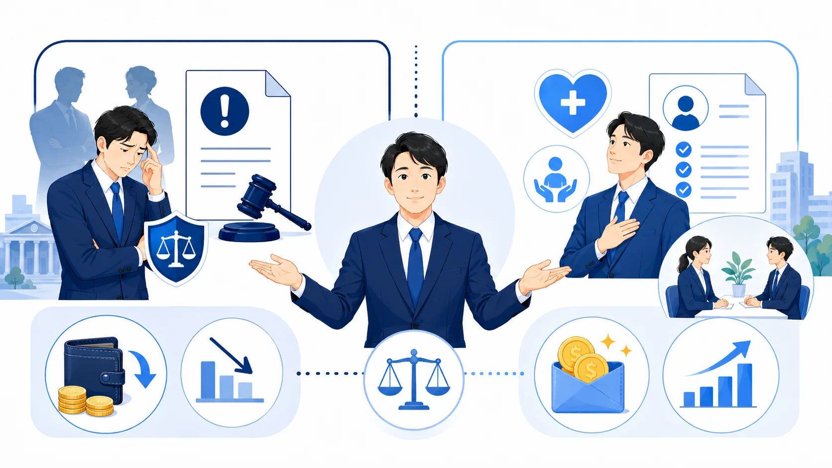 懲戒処分と分限処分の違いまとめ