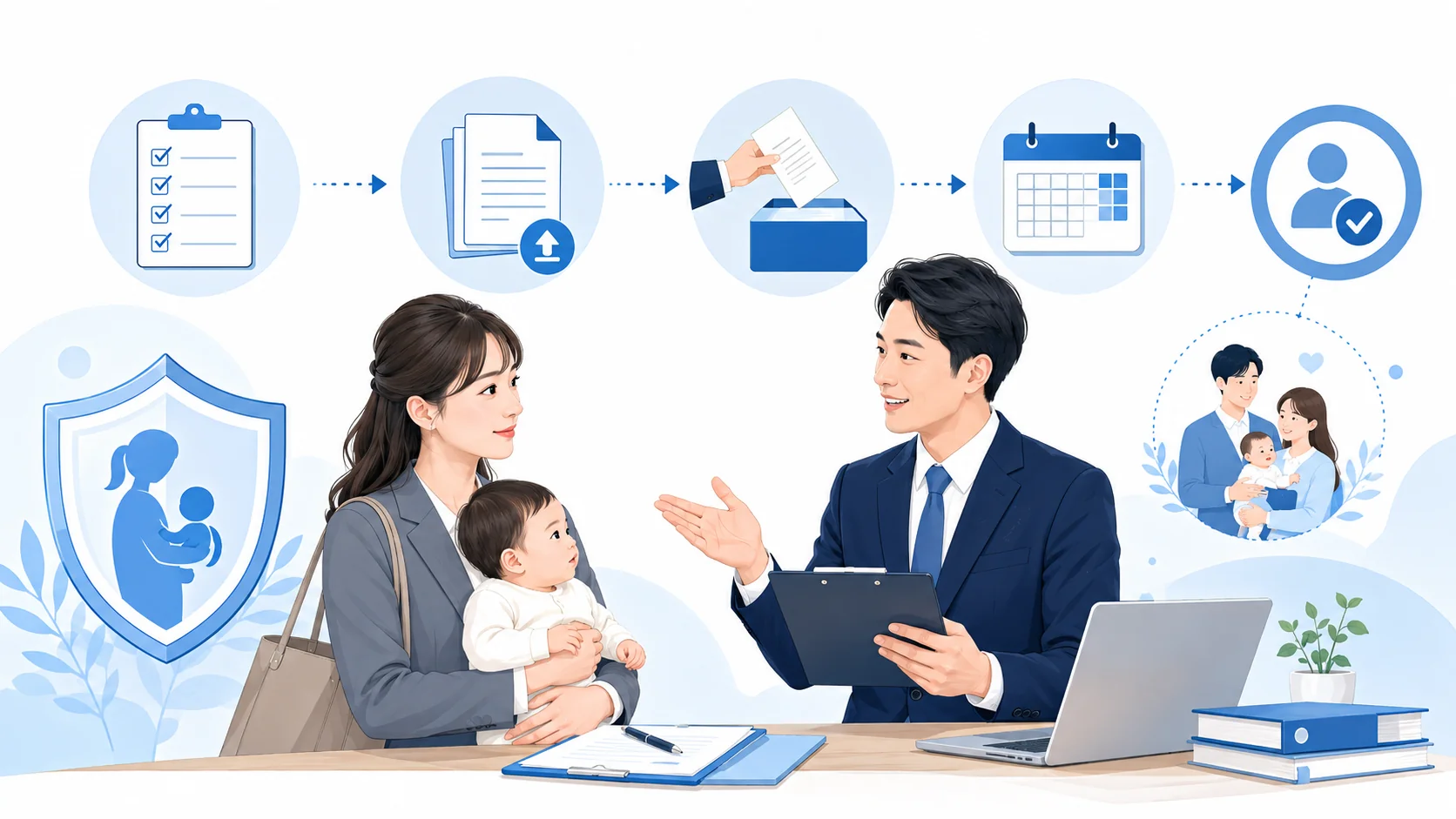 育児休業給付金の申請方法