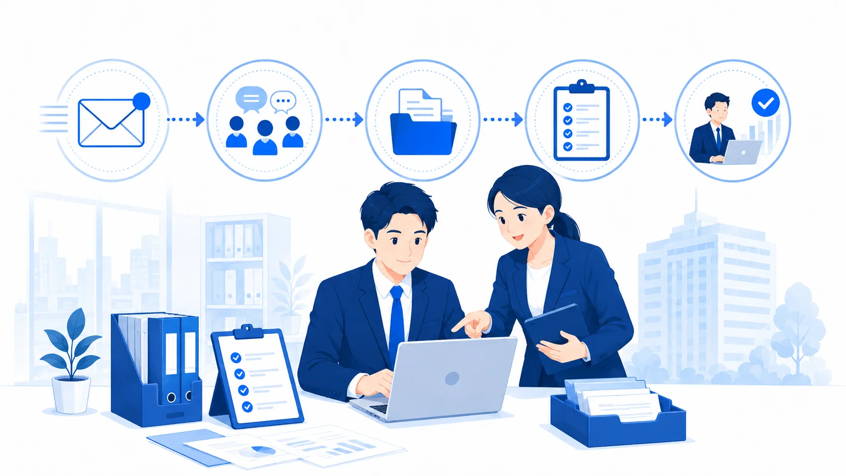 会社側が把握すべき流れ