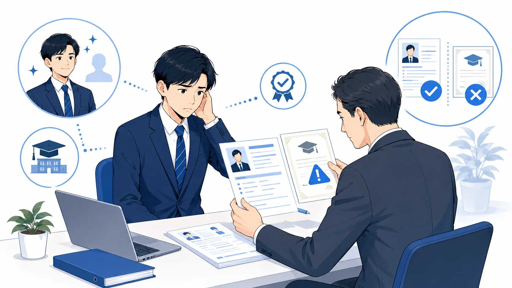 経歴詐称が重く見られる場合