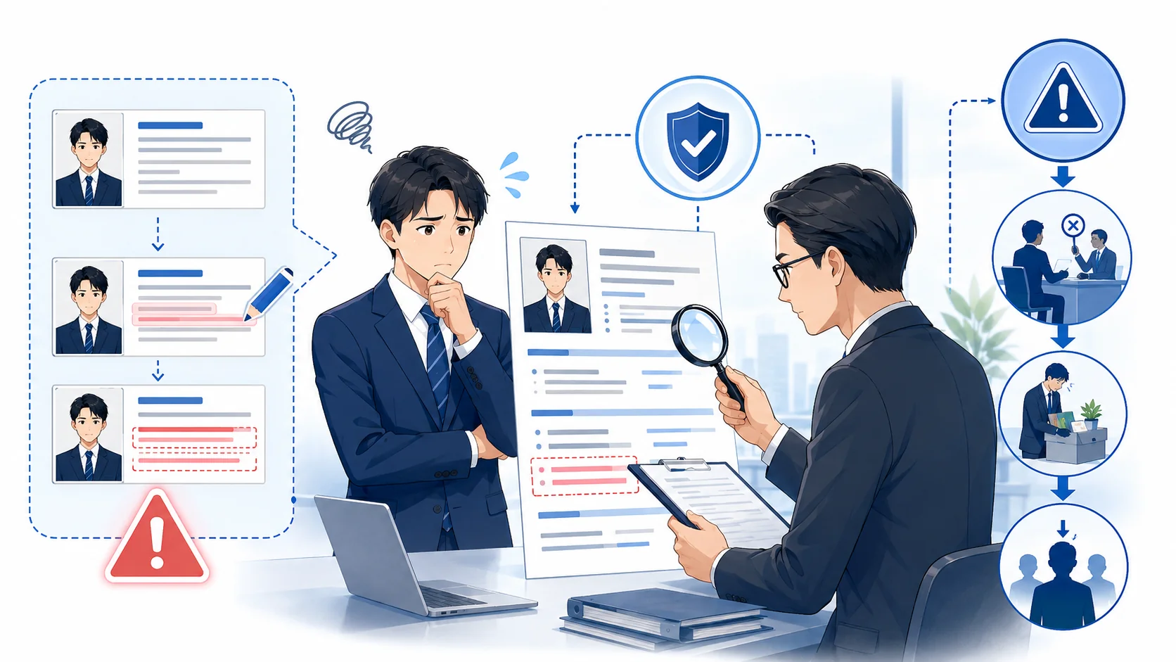 経歴詐称のリスク