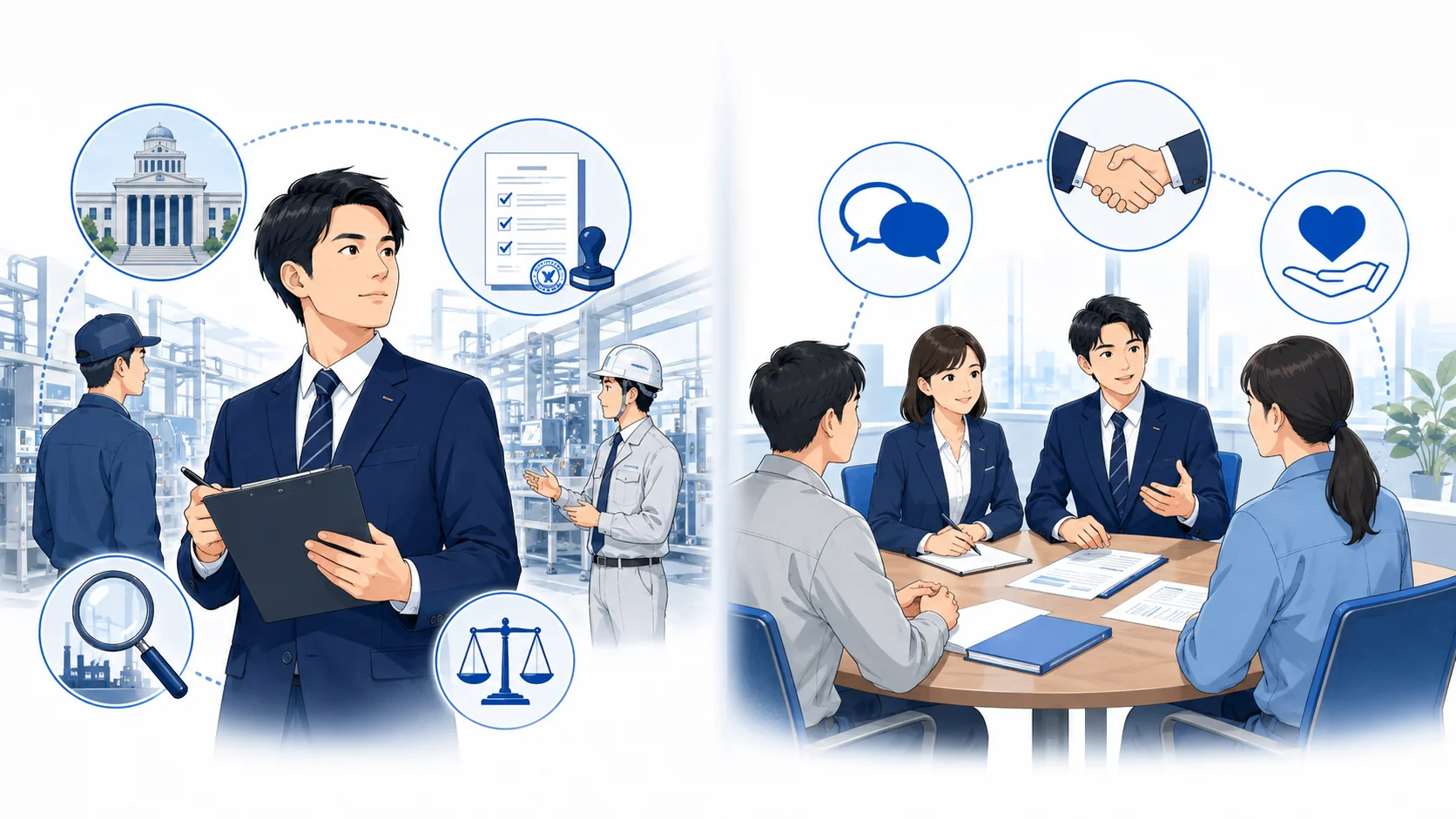 権限と解決方法の違い