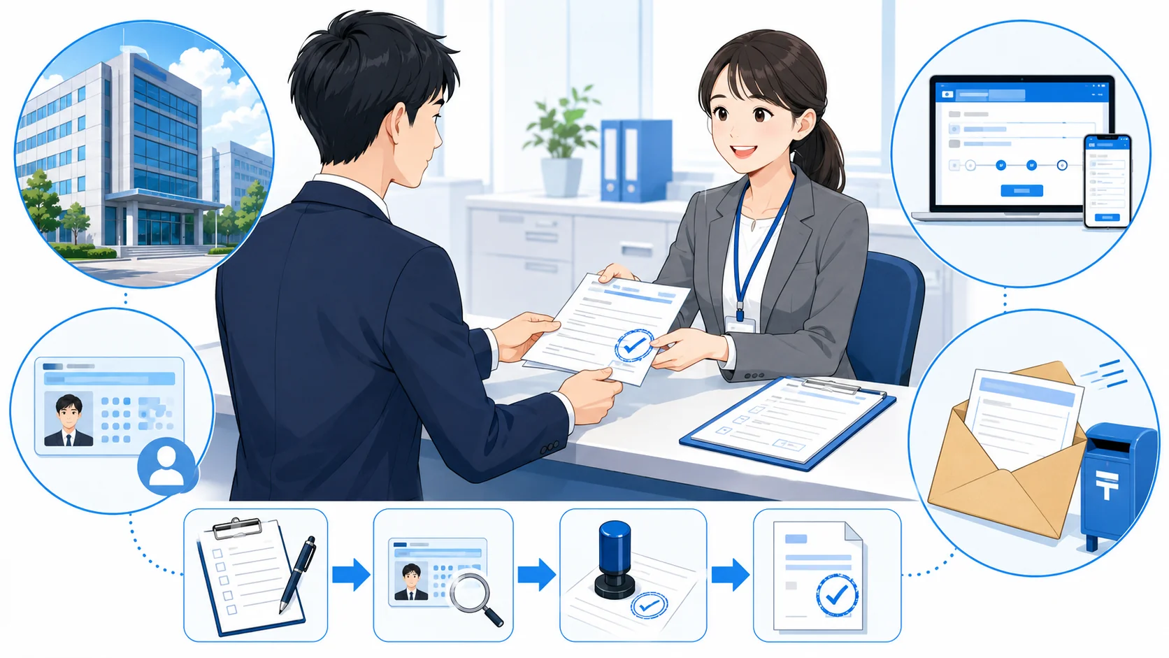 健康保険組合での発行手続き