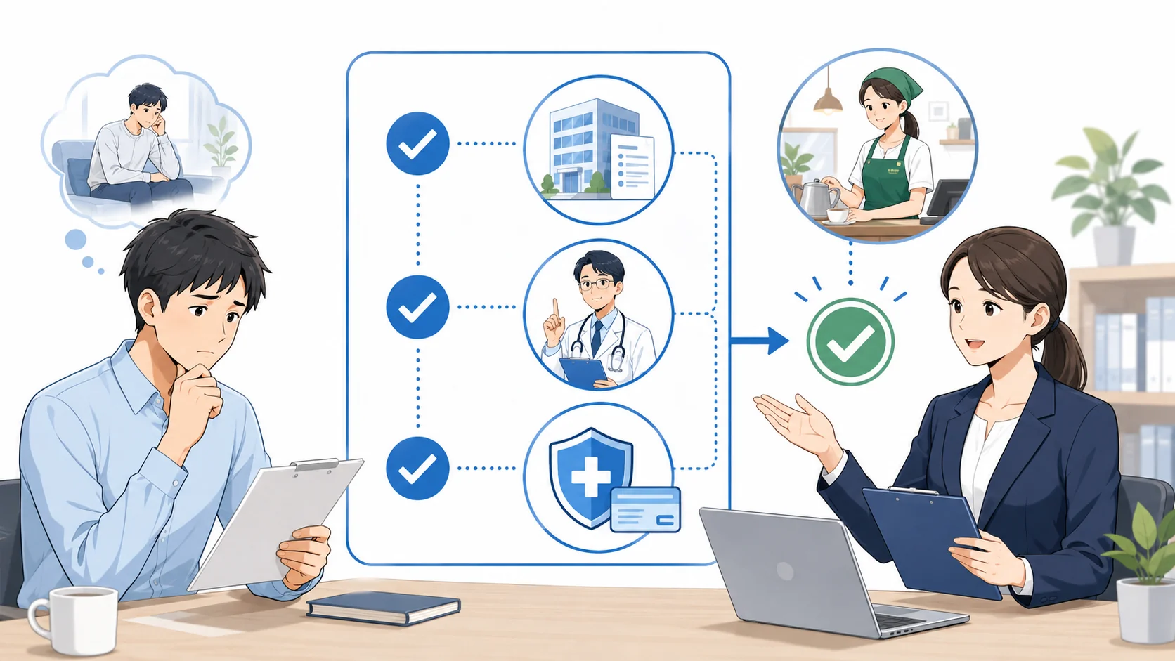 休職中のバイト前に確認すべきこと