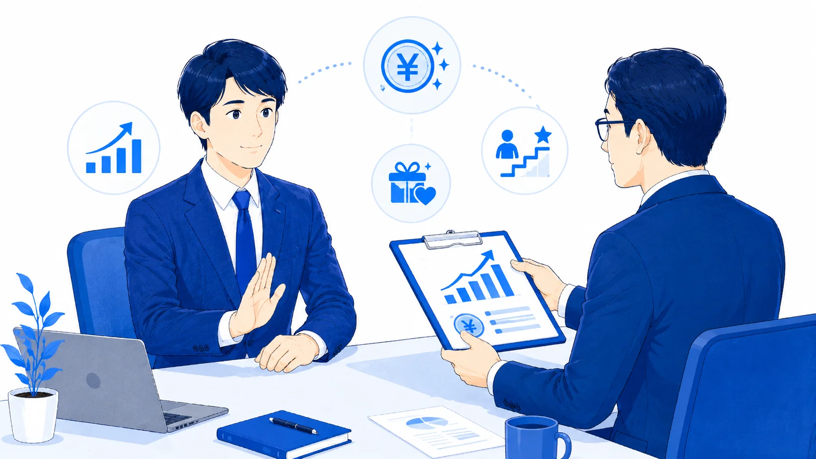 給与アップを提示された場合