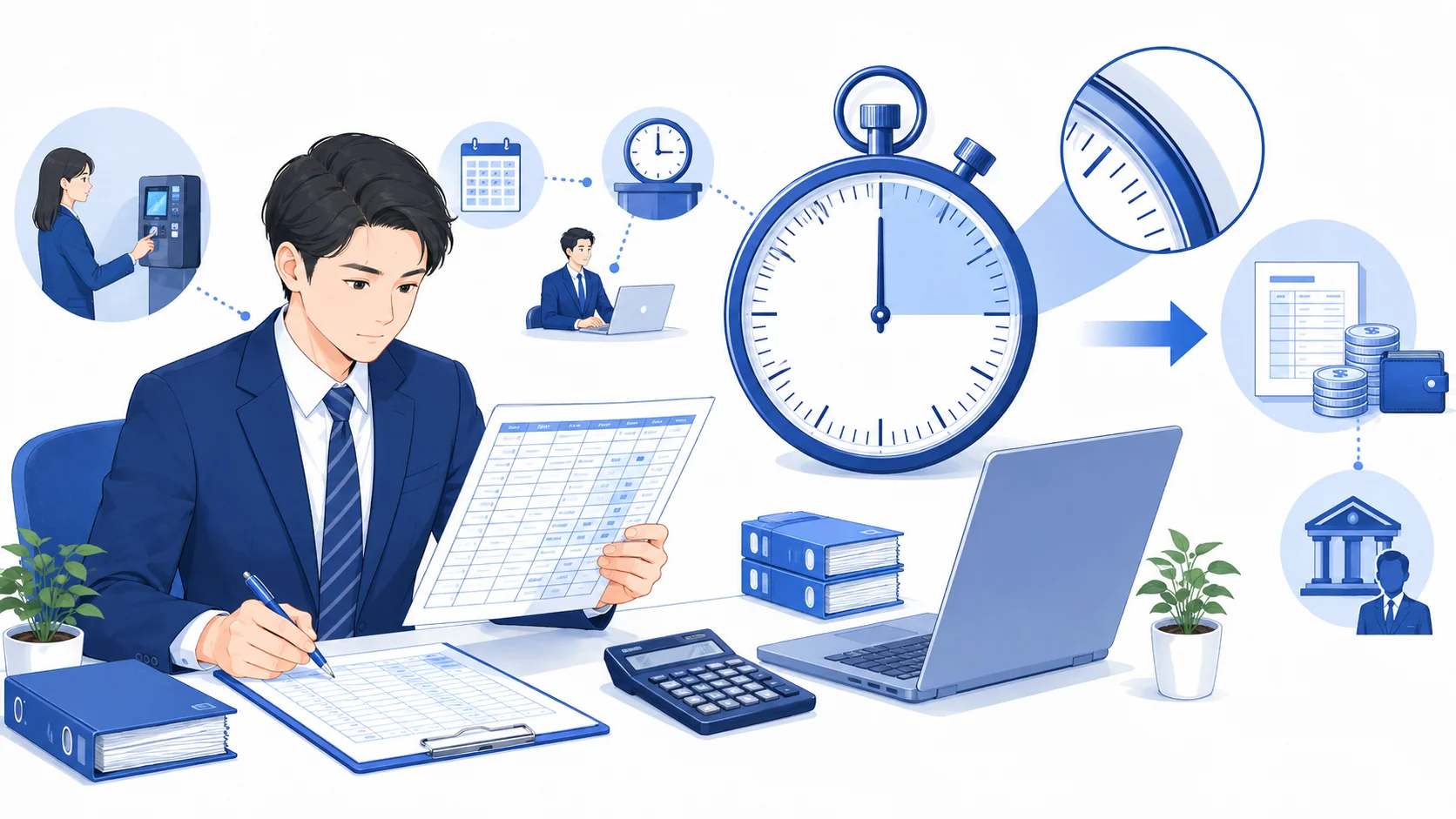 給与計算は1分単位が基本