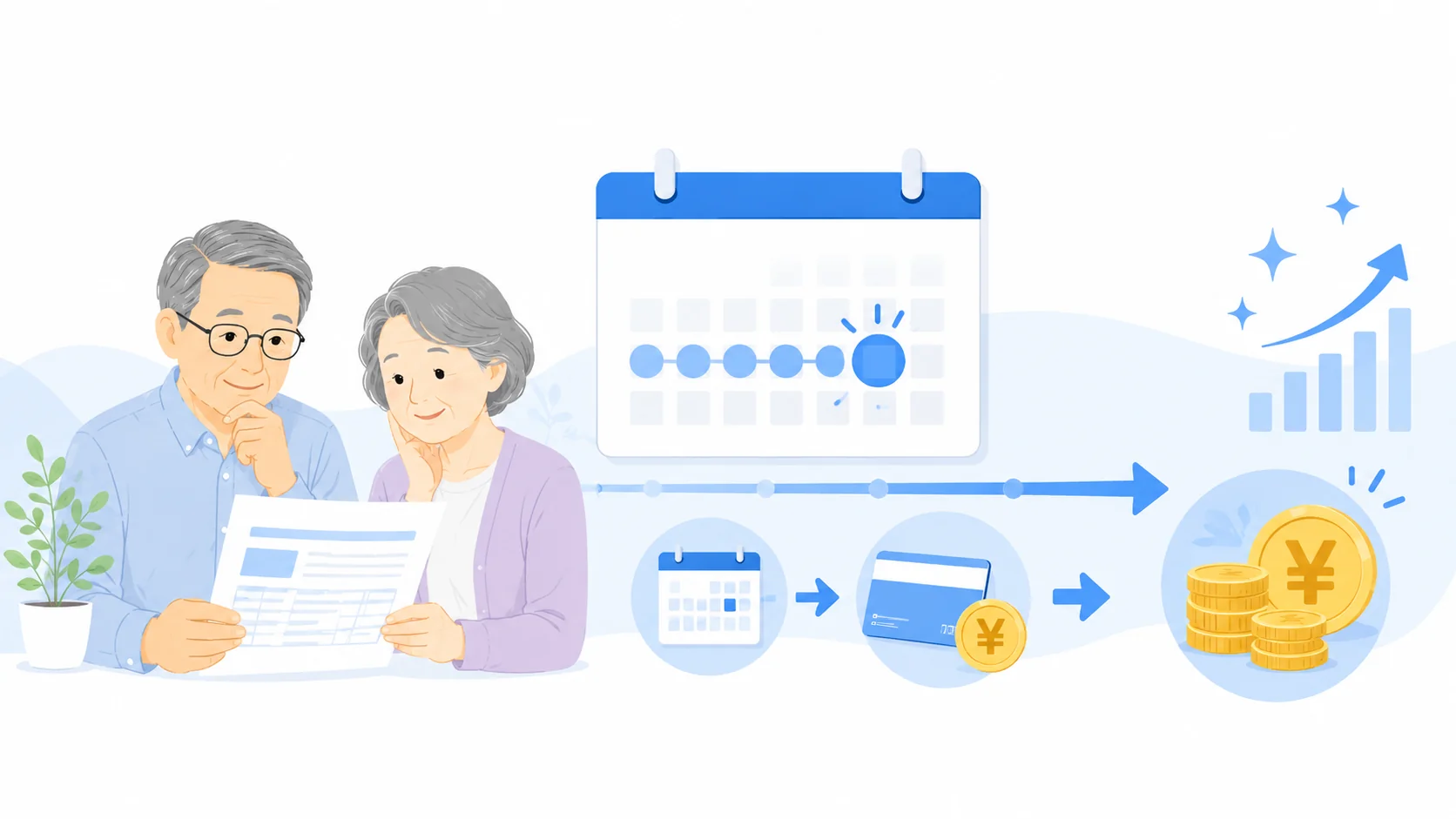 年金の増額はいつから始まるか