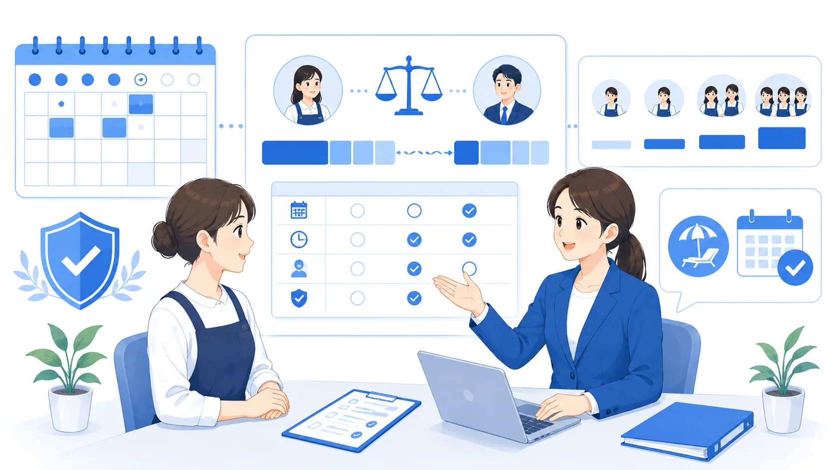 パートの有給比例付与