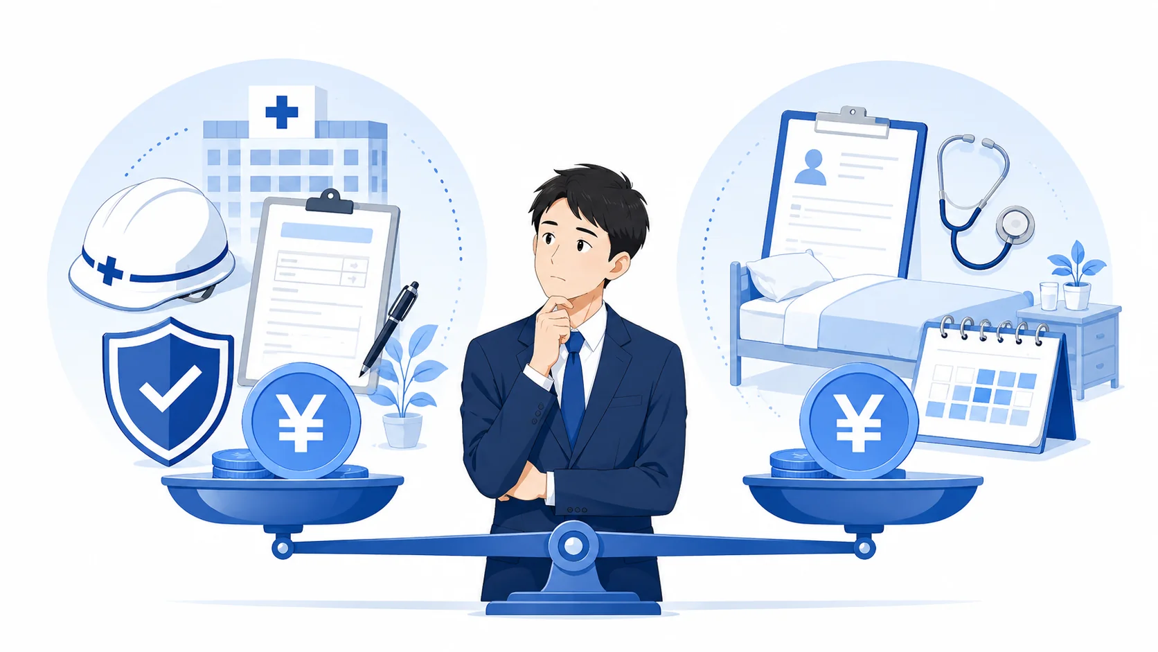 労災と傷病手当はどっちが得か