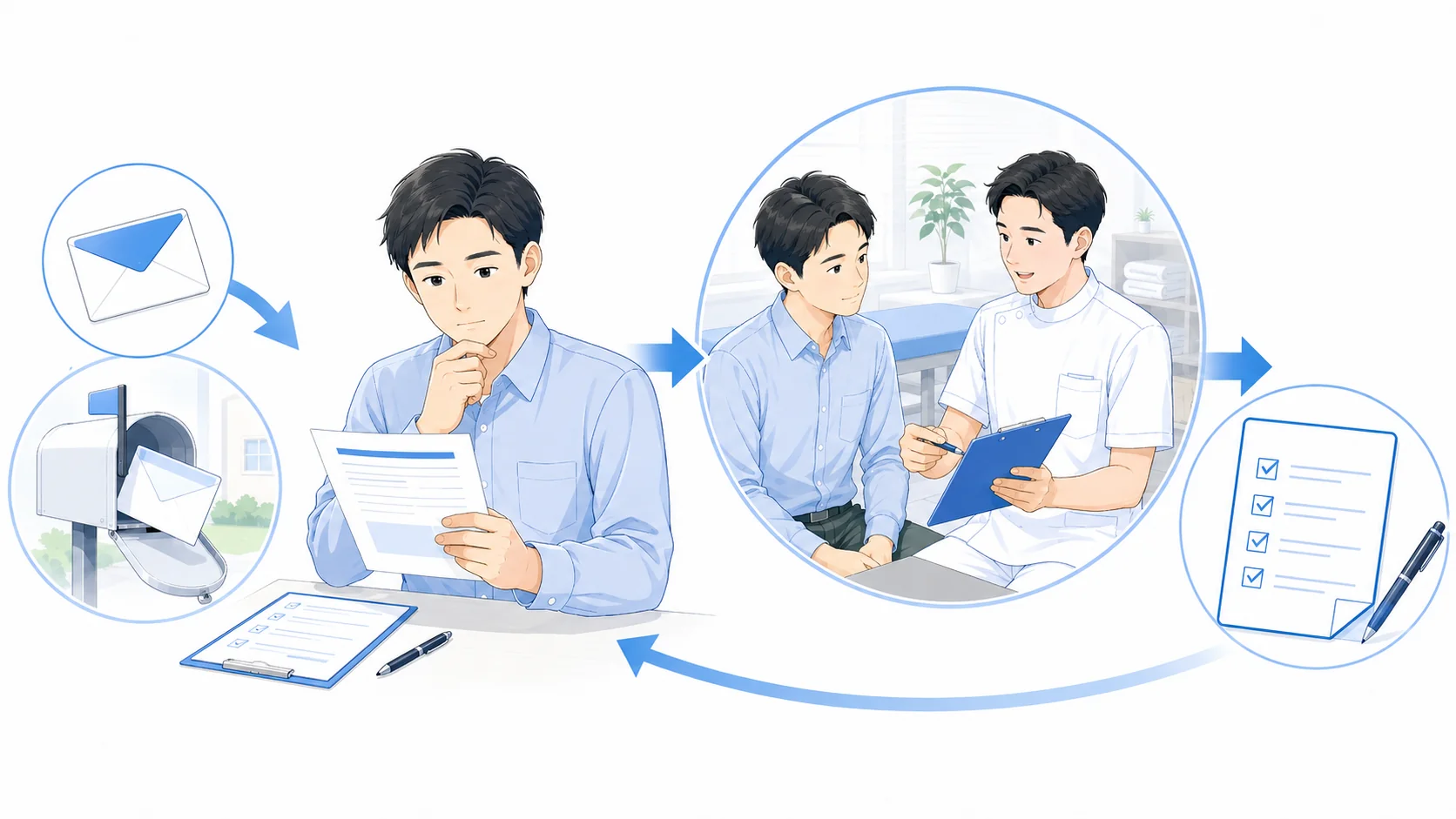 整骨院に確認して書く方法