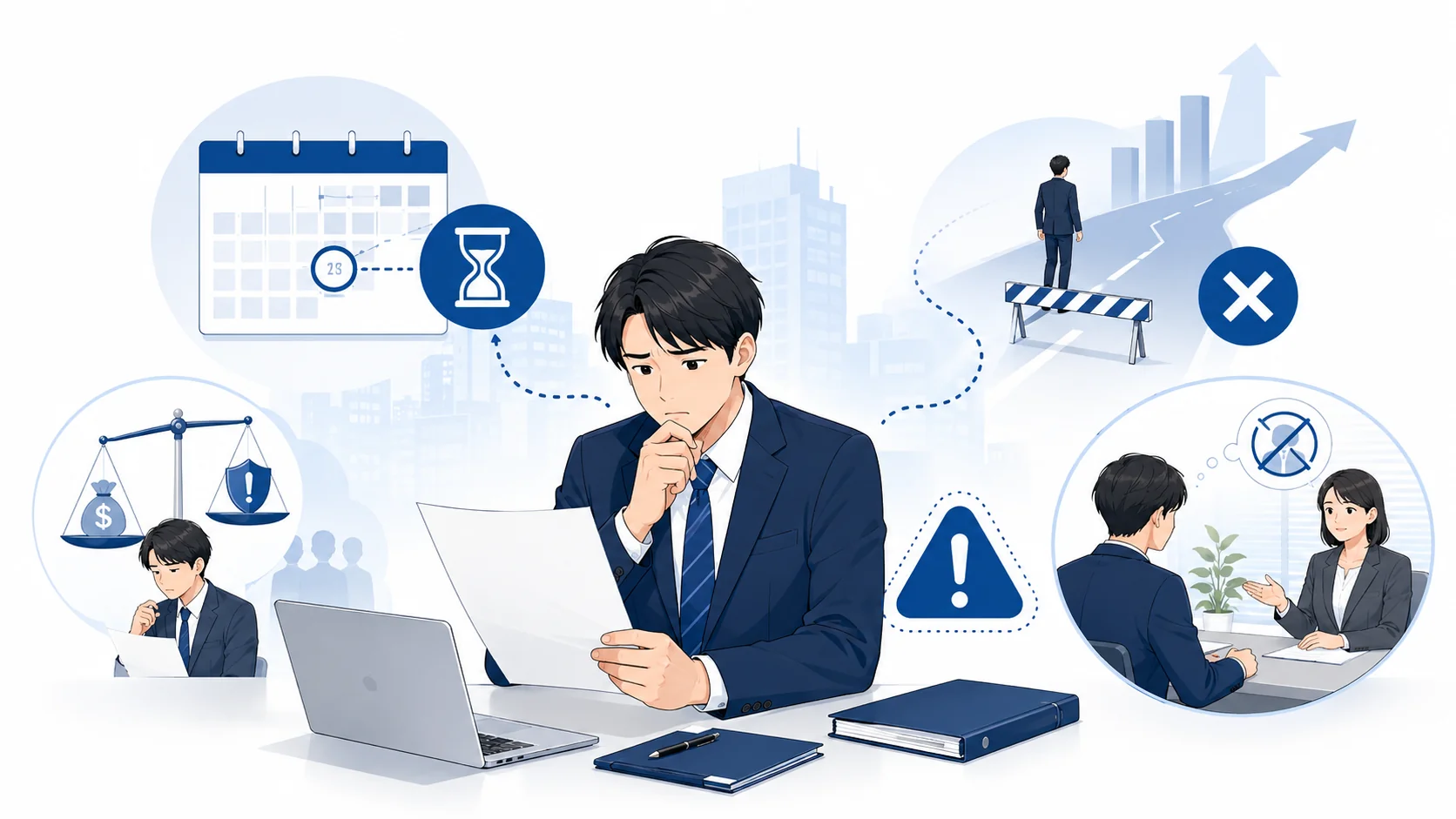 正社員になれない主なリスク