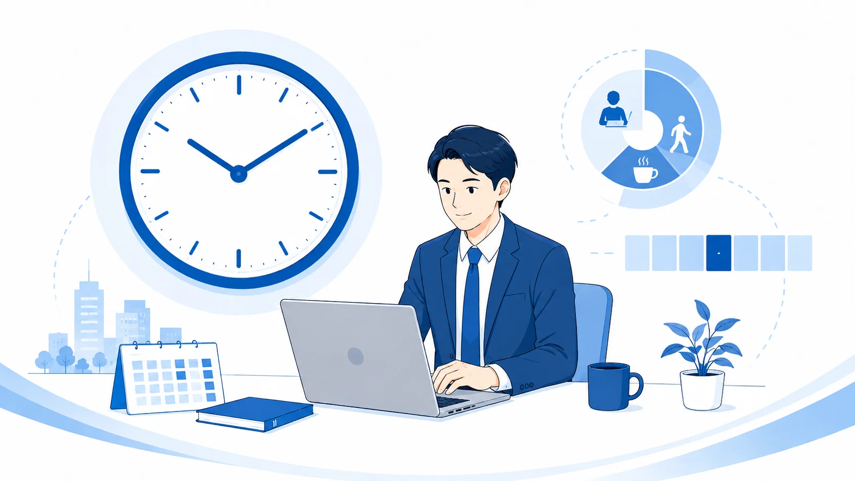 正社員の労働時間は1日何時間か