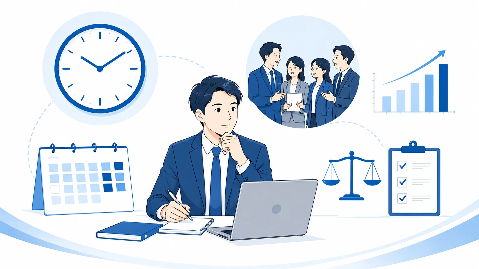 正社員の労働時間の基本