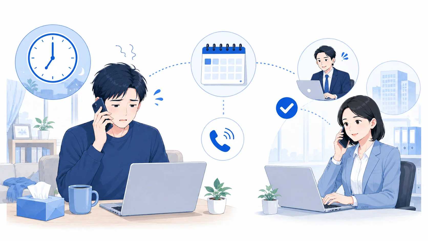 始業前連絡の社内ルール