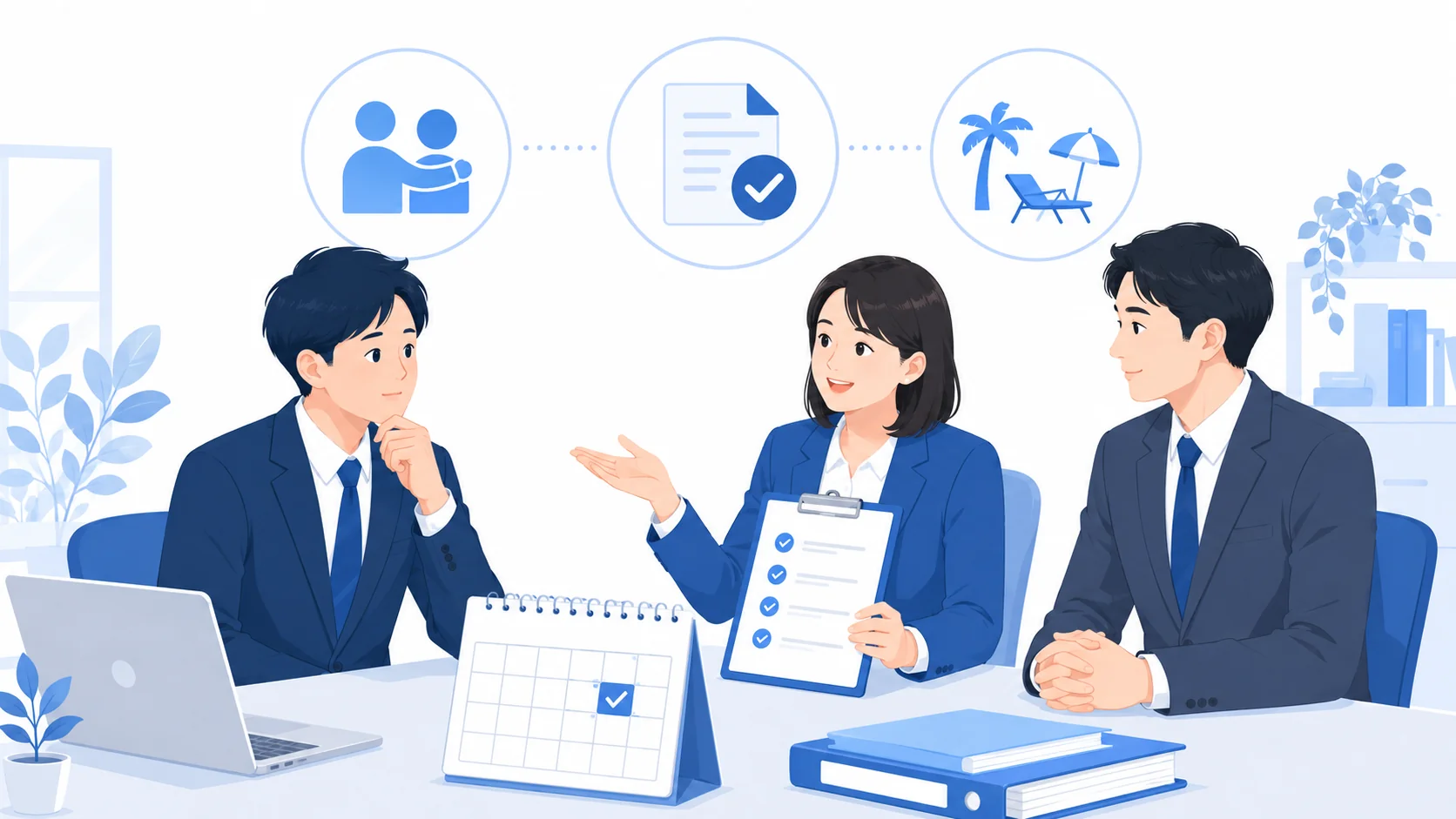 新入社員への対応