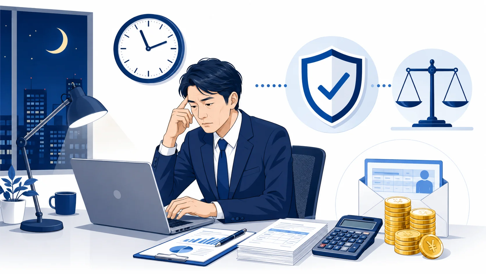 深夜割増は管理職にも必要