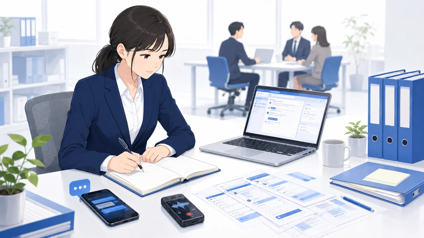 職場の無視で残す証拠