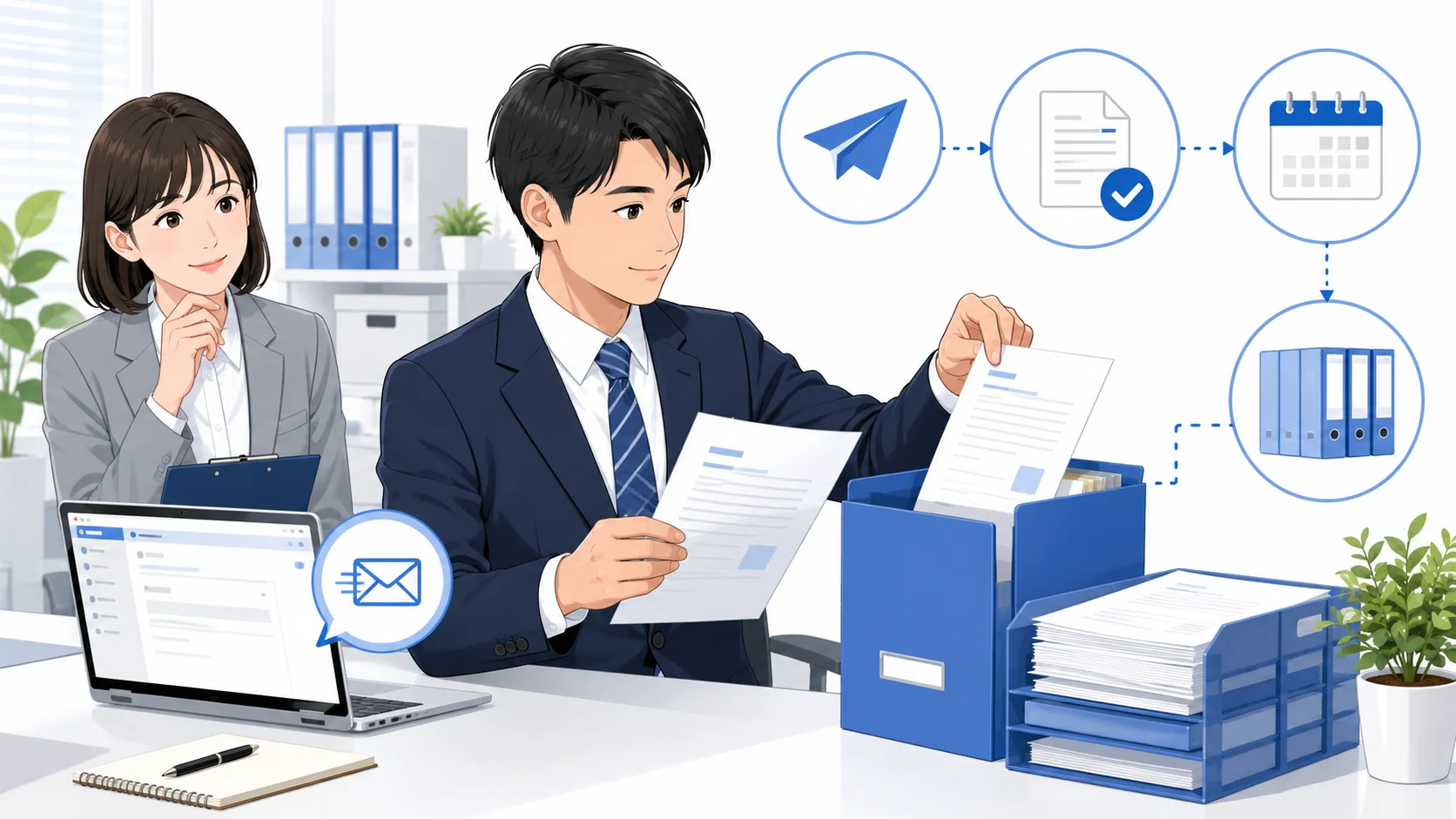 書面で申請して証拠を残す