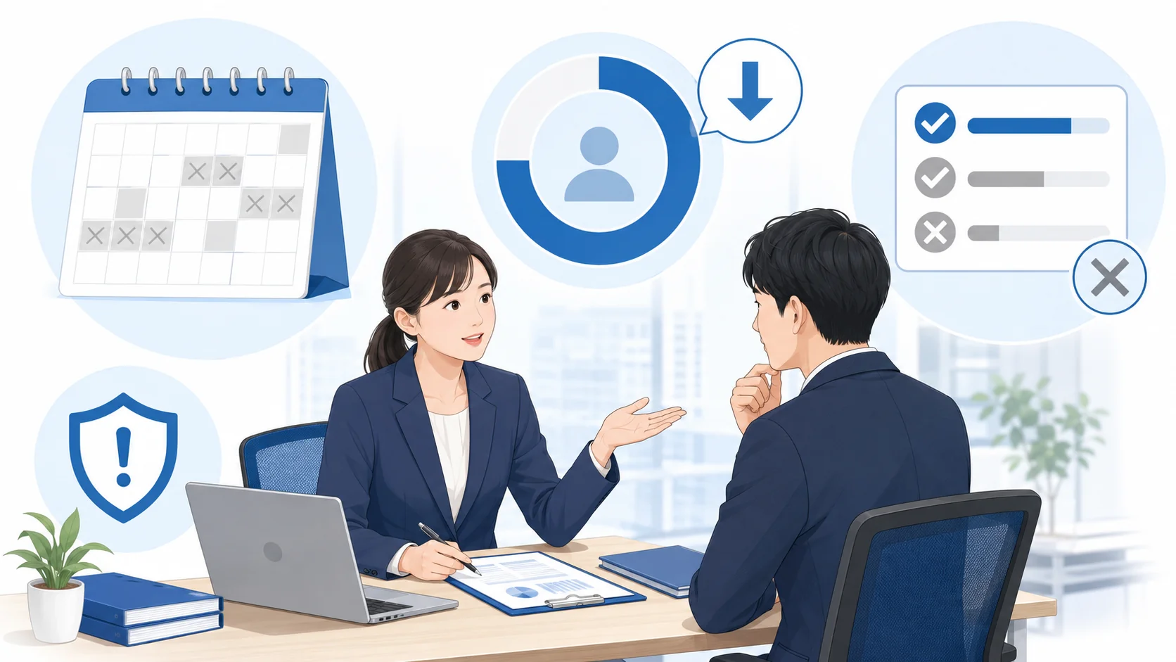 出勤率8割未満の場合