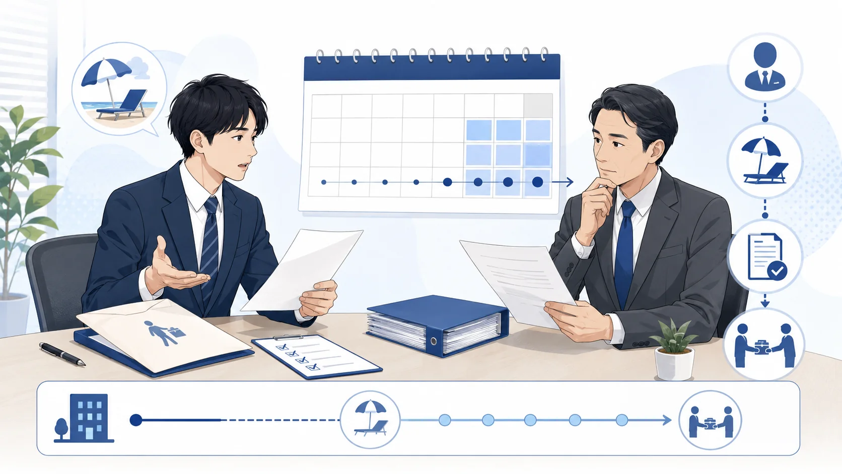退職前の有給消化トラブル