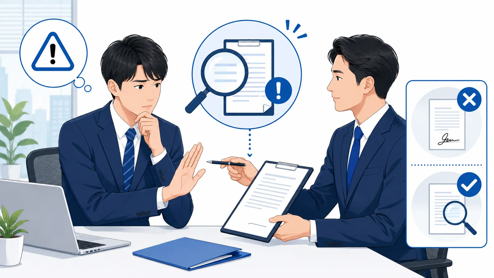 退職届にサインする注意点