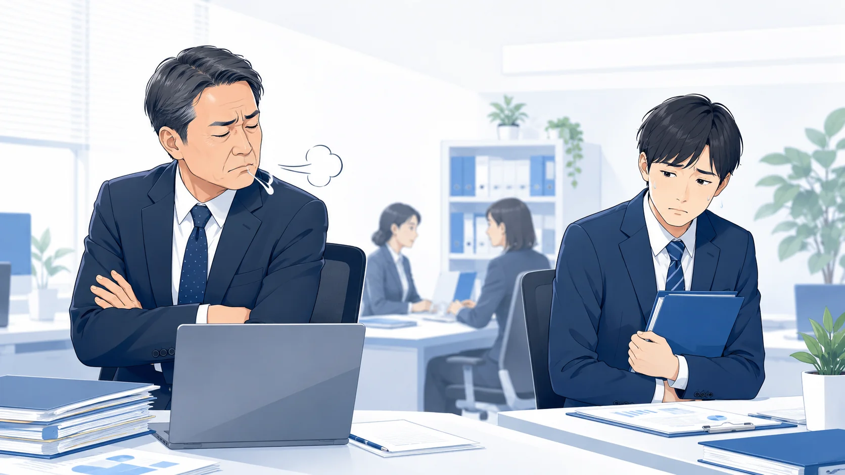 ため息はハラスメント？職場対応を解説