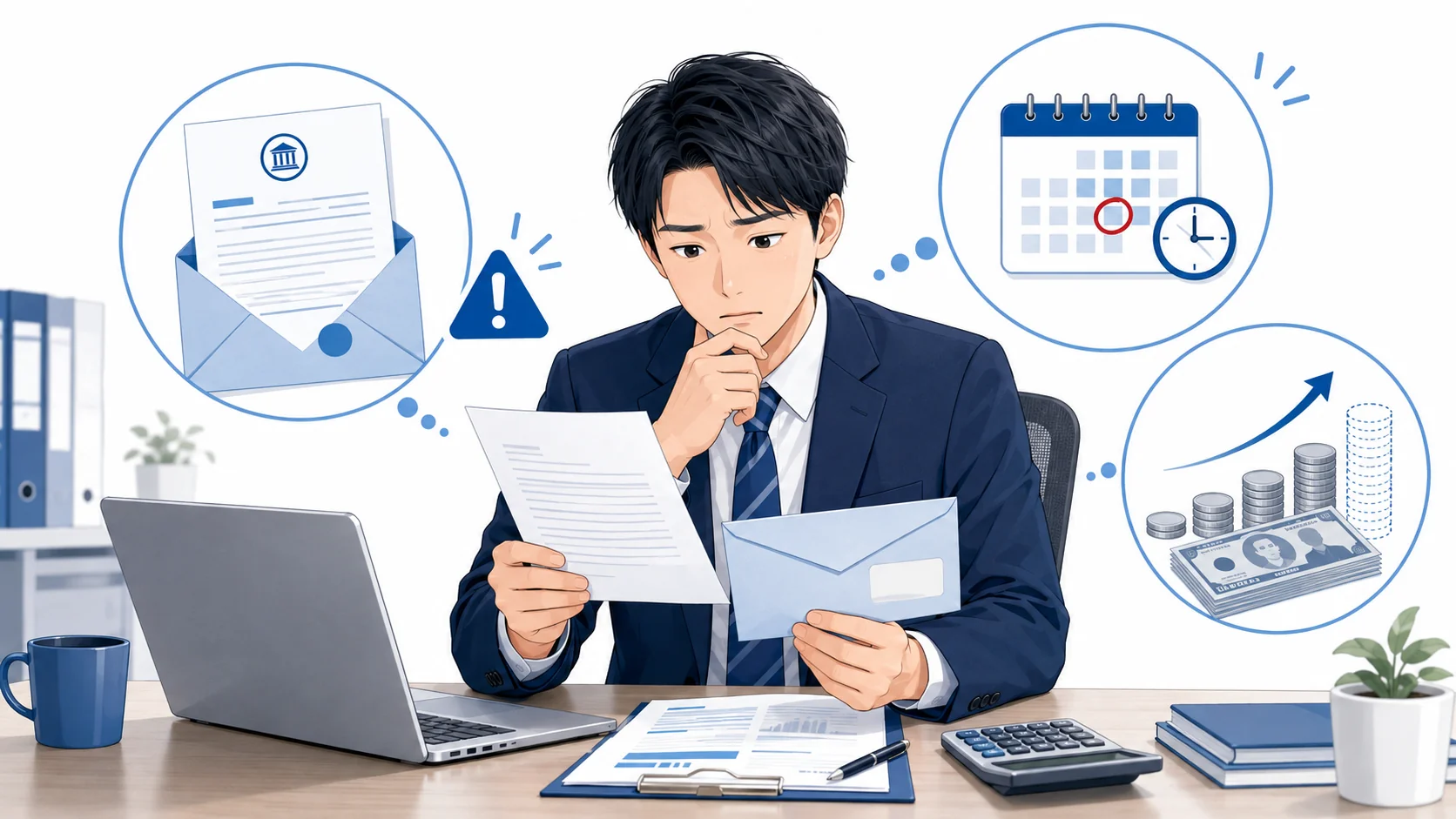 督促状と延滞金の注意点