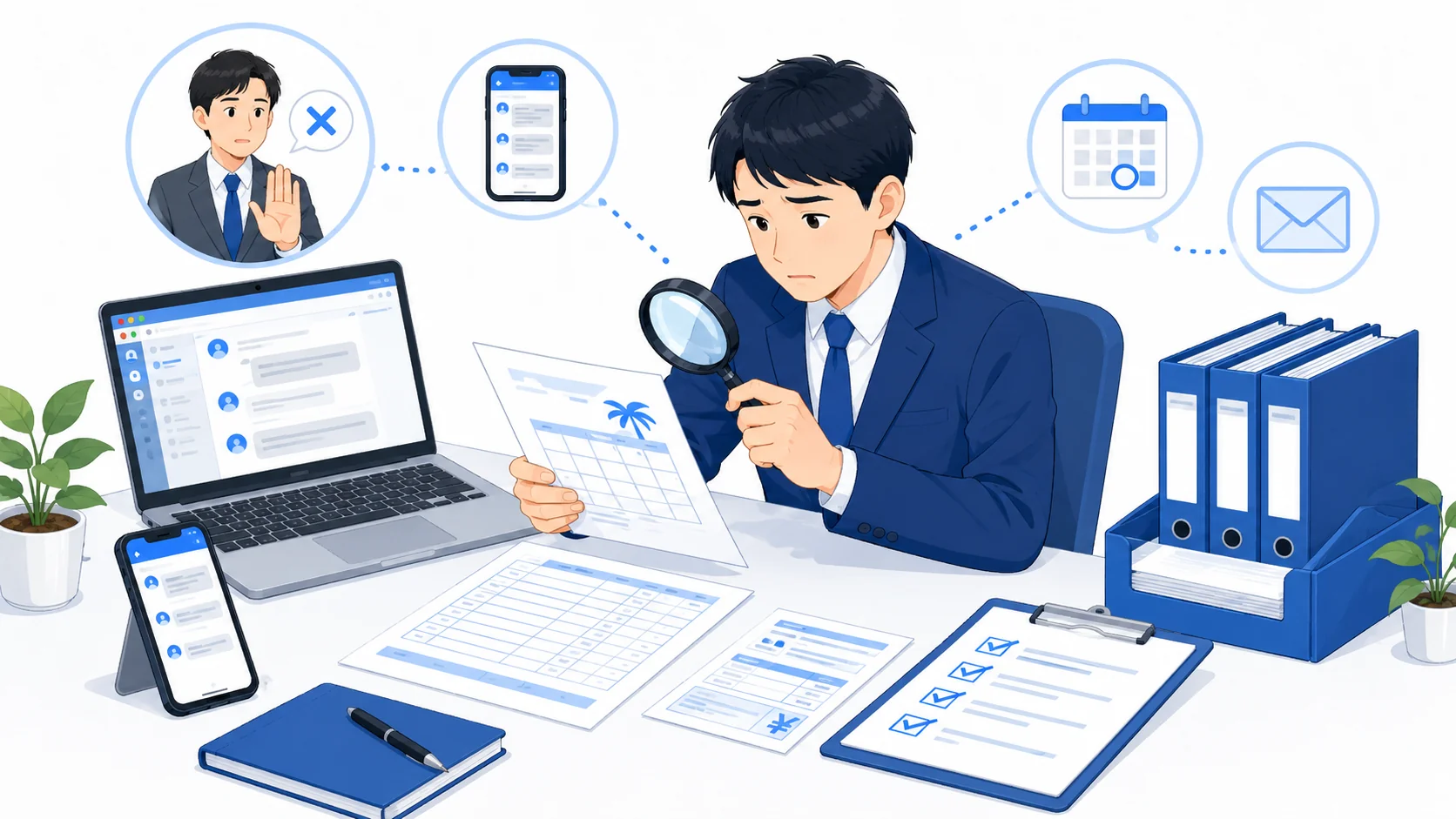 有給拒否の証拠の集め方