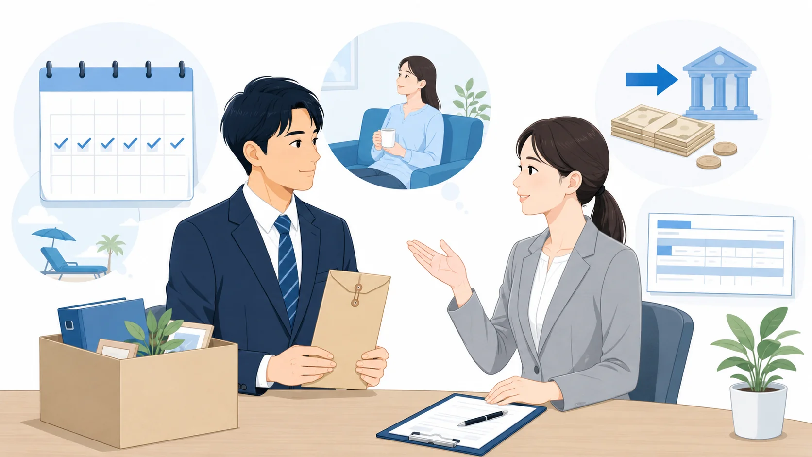 有給消化で退職する給料の基本
