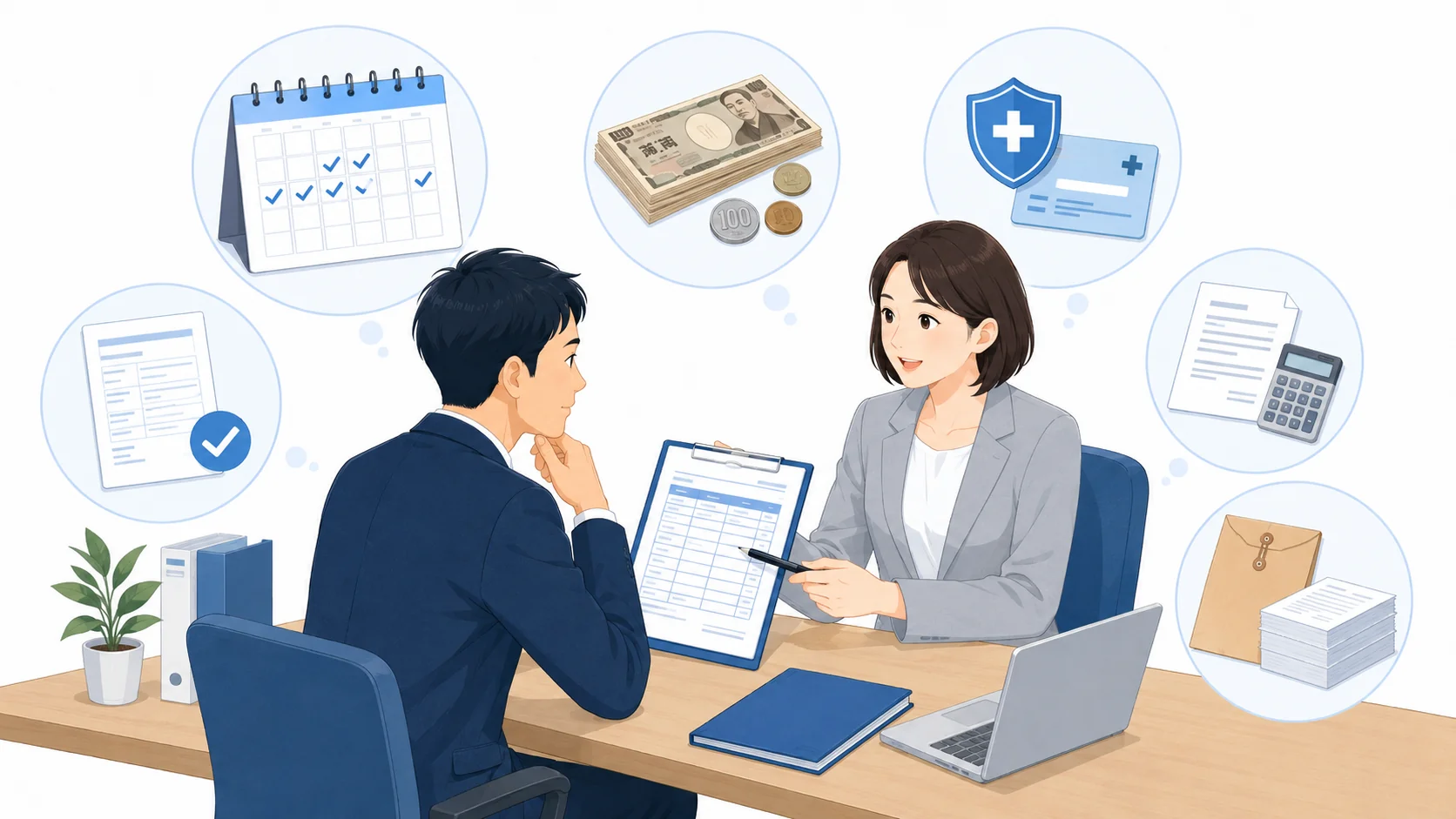 有給消化で退職する給料の注意点