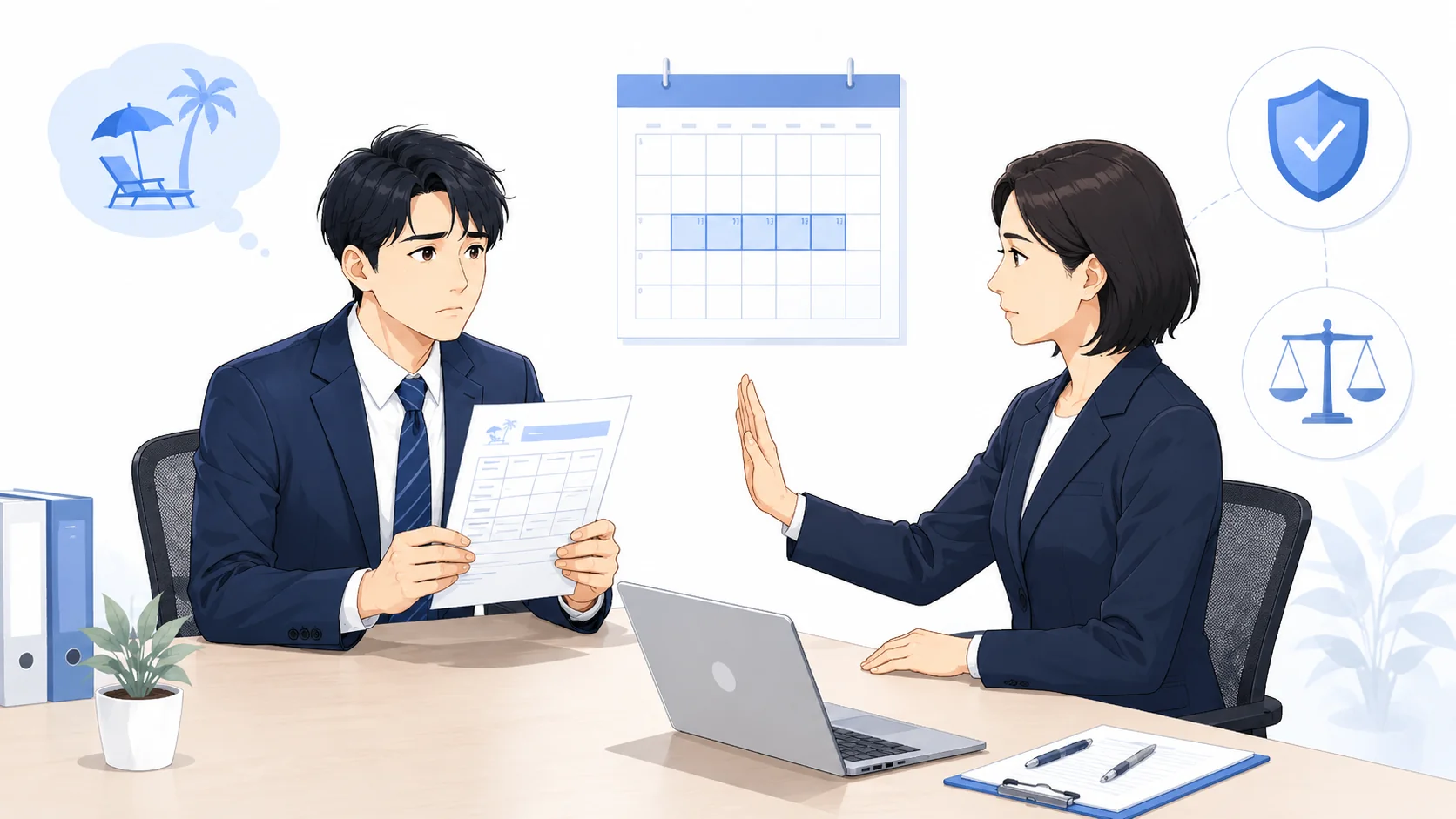 有給を拒否された時の基本