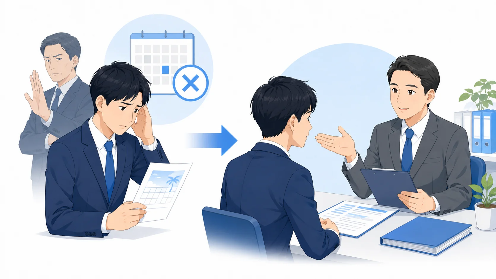 有給を使わせてくれない時は労基へ