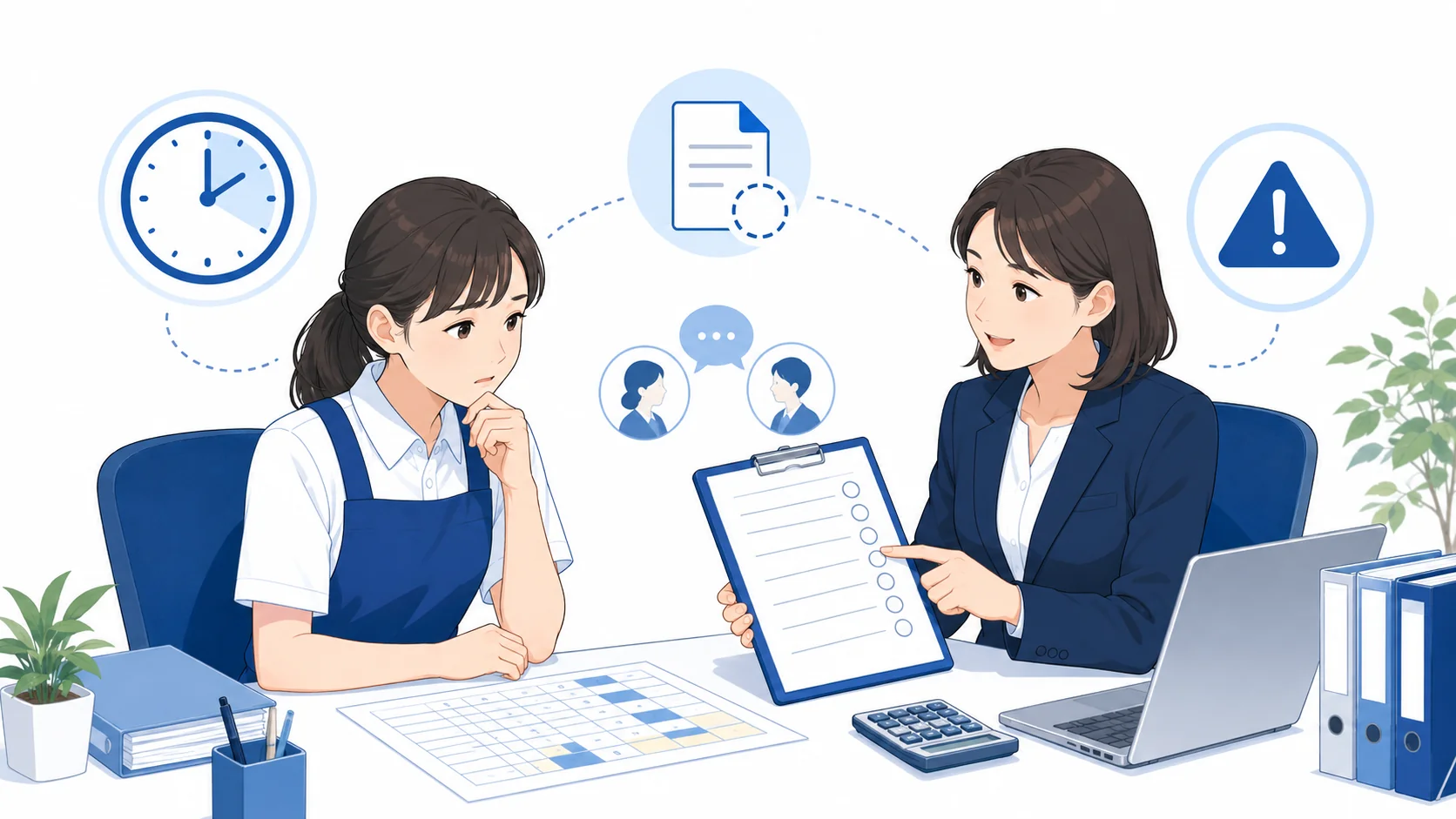 残業申請がない場合