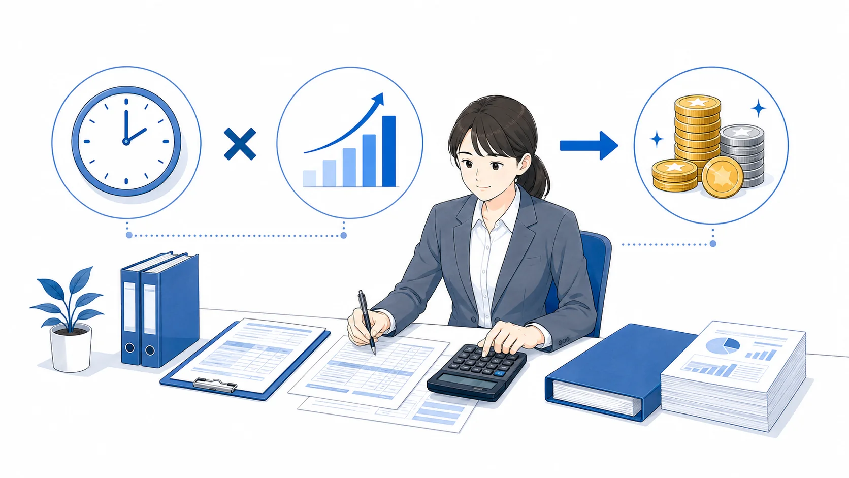 残業代の基本計算式