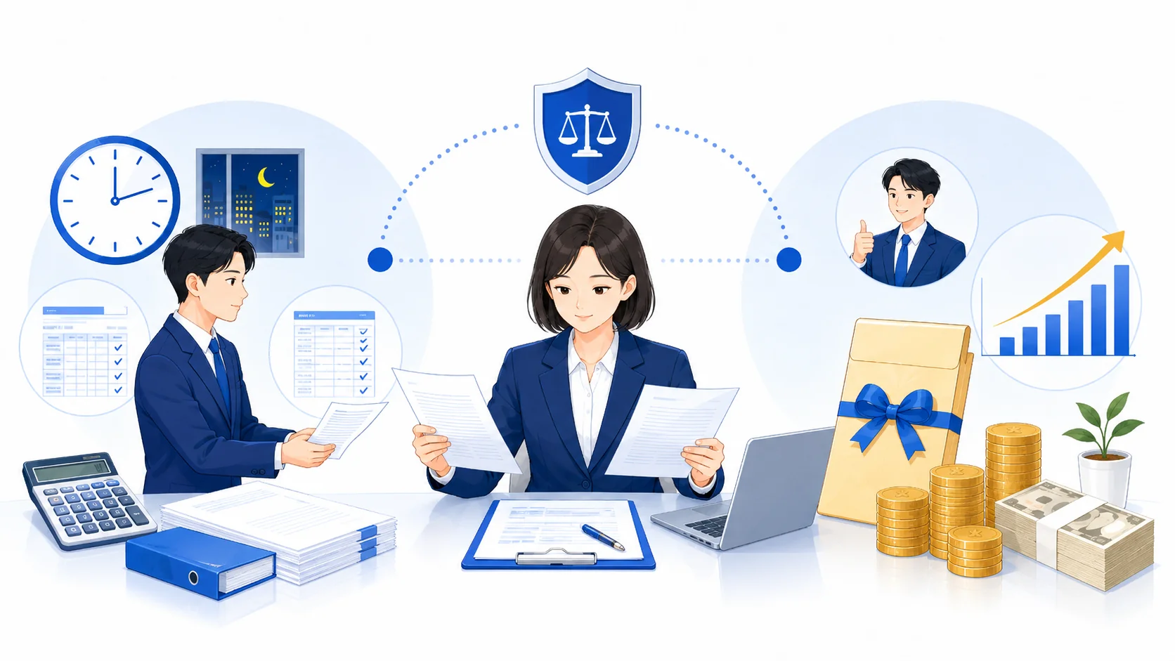 残業代請求で賞与は減るか