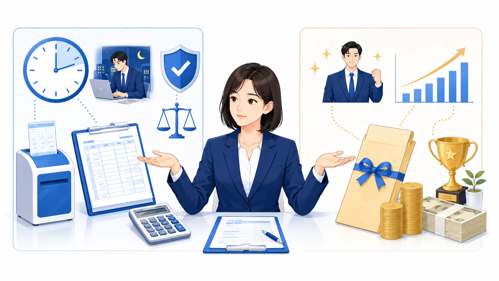 残業代と賞与の法的違い