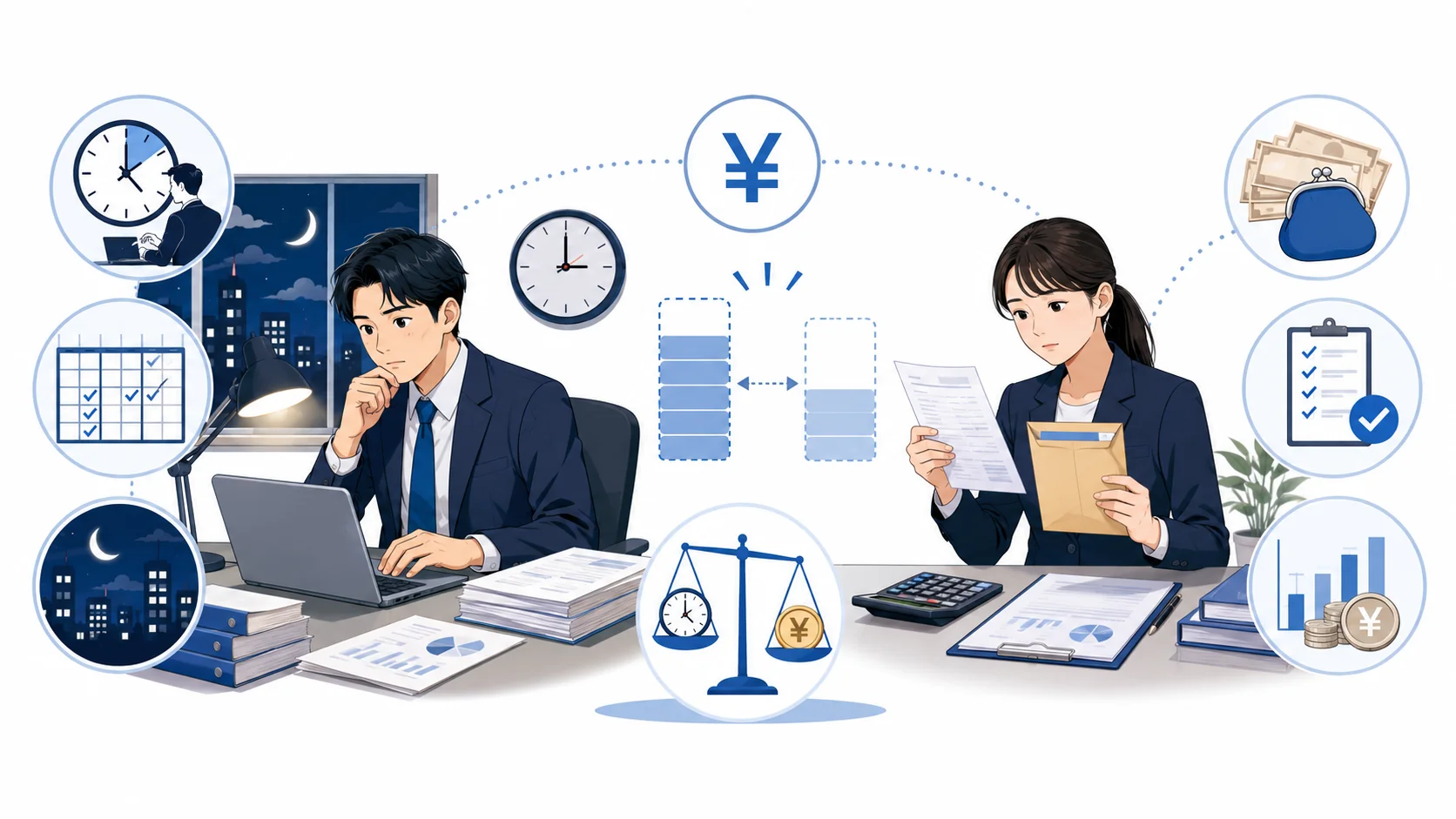 残業代や賃金未払い