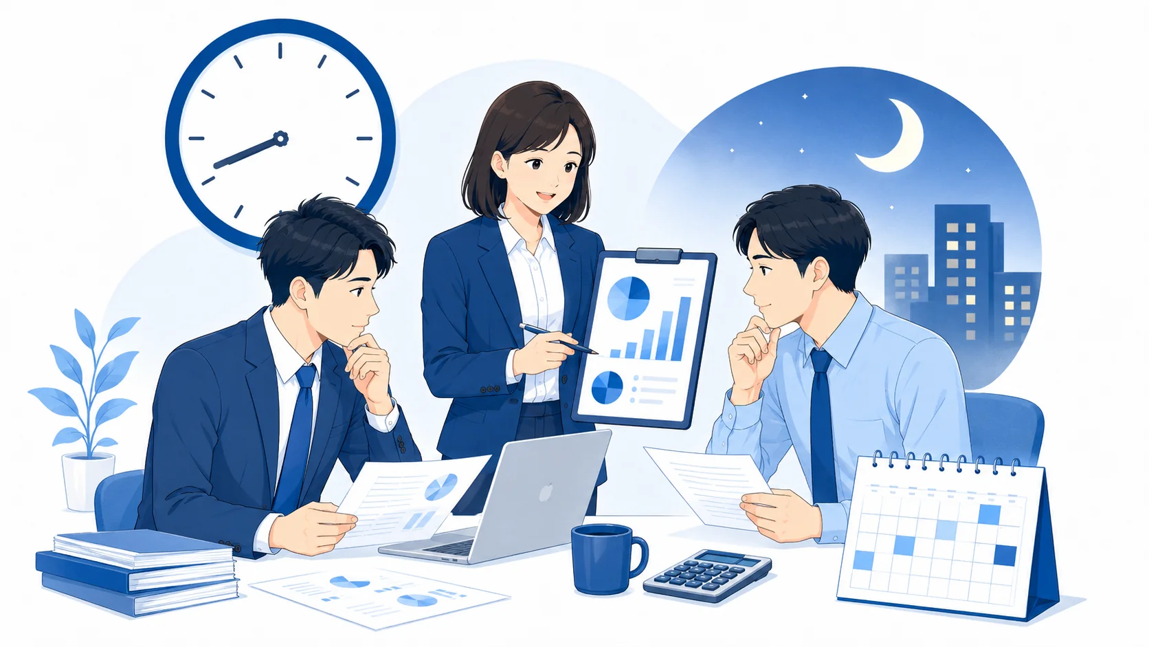残業時間の平均