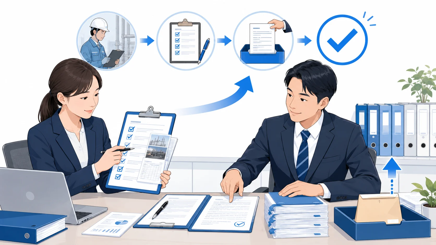 是正報告書の出し方