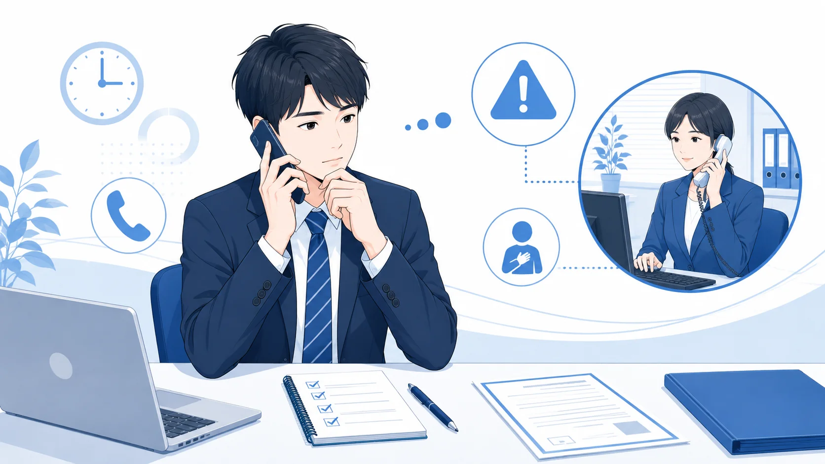 電話で伝える場合の注意点