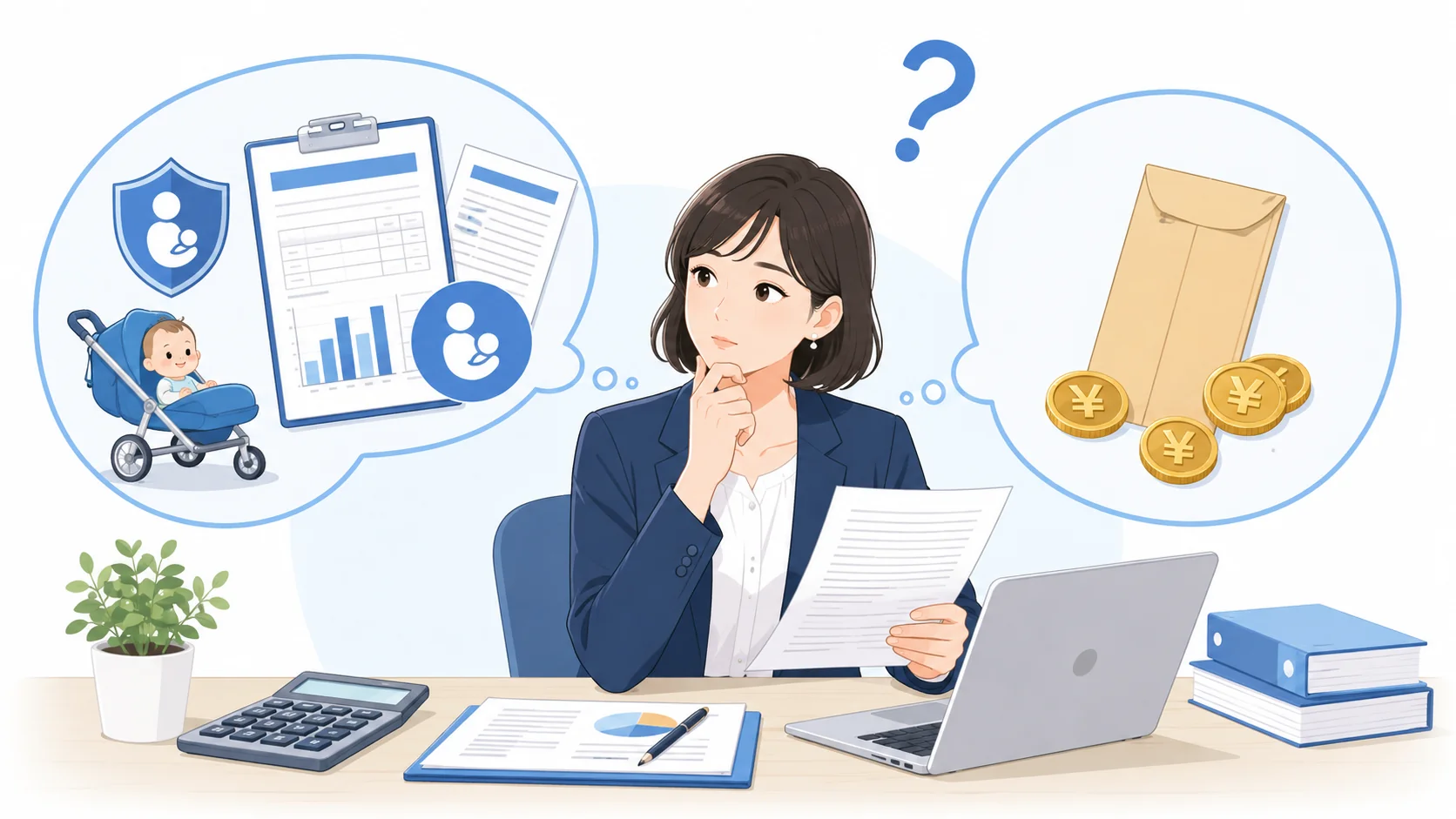 育児休業給付金にボーナスは含まれる?