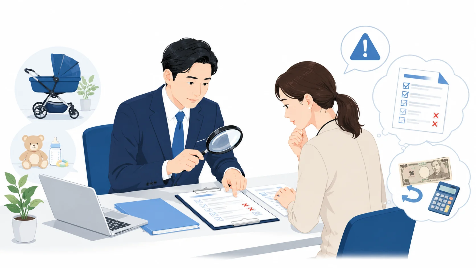育児休業給付金の不正受給事例