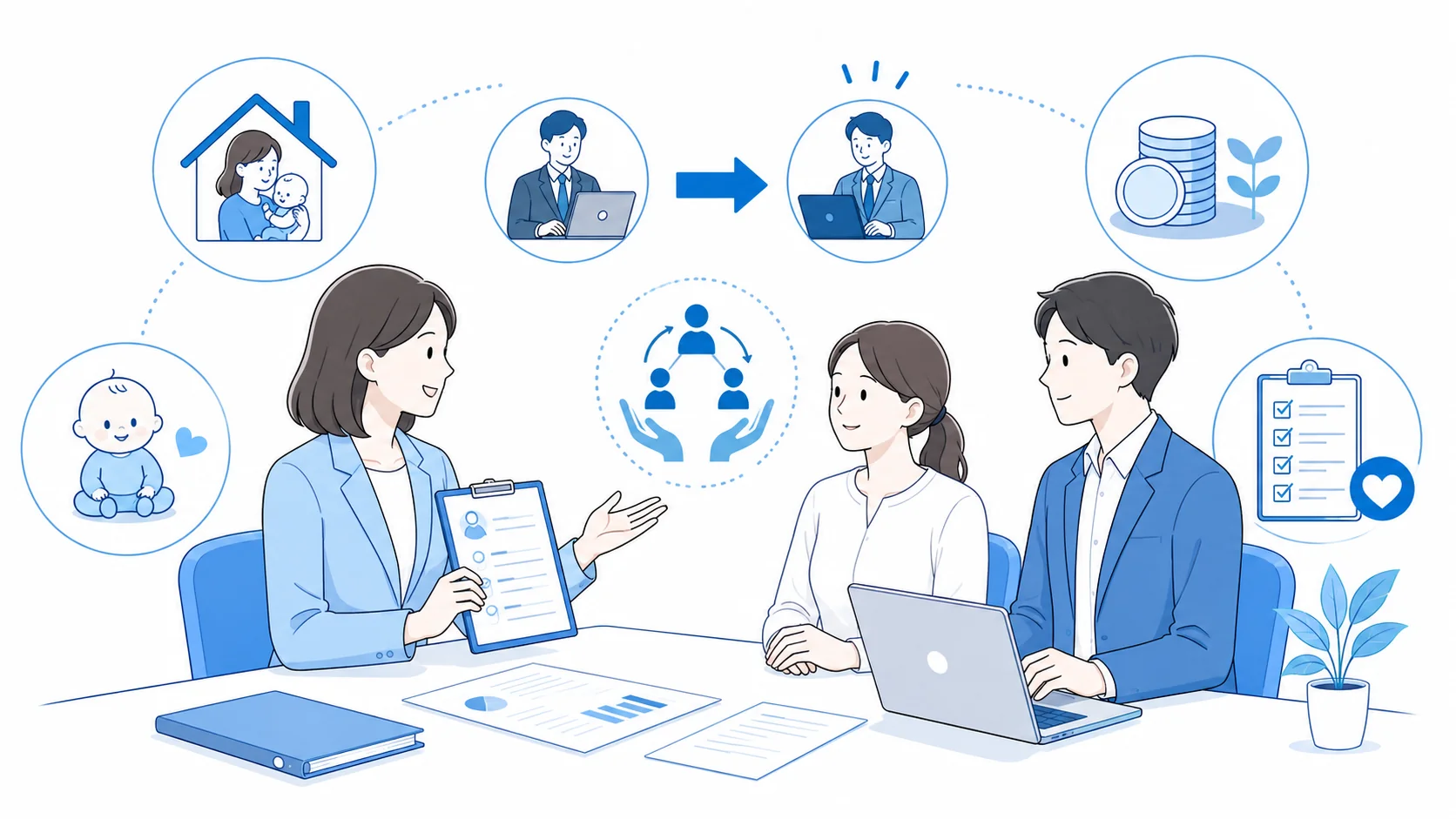 育休中等業務代替支援コース