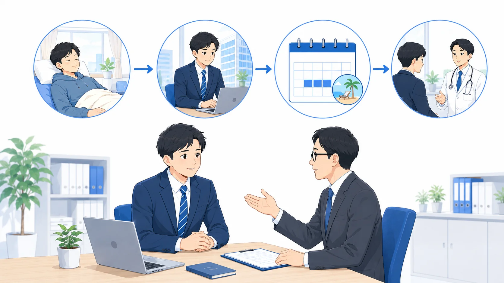 休職から復帰後の有給取得