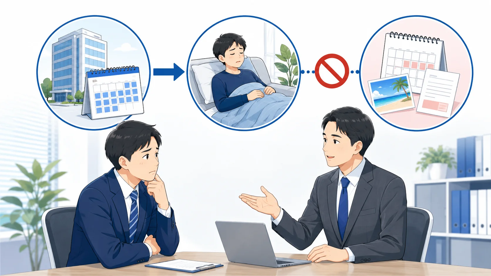 休職中に有給消化できない理由